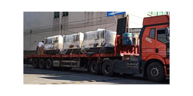3台用于玻璃面板加工的1690大型精雕机厂家发出！
