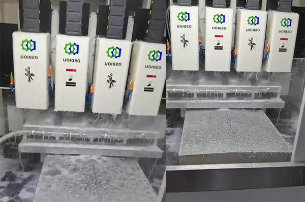 四头刀库精雕机批量精加工手机五金摄像头件